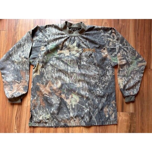 Scent Lok Savanna Mens Hunting‎ Camo Shirt Long Sleeve Mossy Oak Size Large - Picture 7 of 13